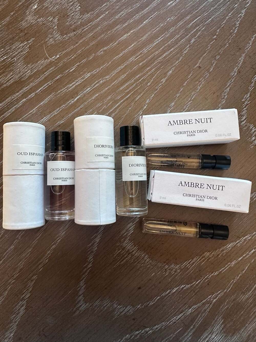 Christian Dior Mini Fragrance Set - Oud Ispahan, Dioriviera, Ambre Nuit
